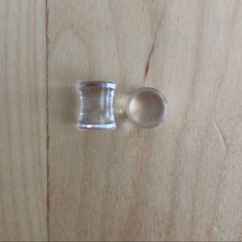 Clear Plastic Ear Gauges